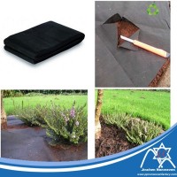 Black Agricultural PP Nonwoven Weed Control Landscape Fabric